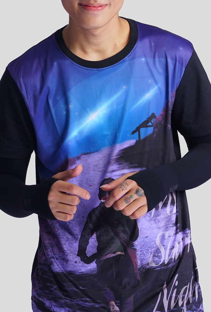 Stary Night design t-shirt Boy